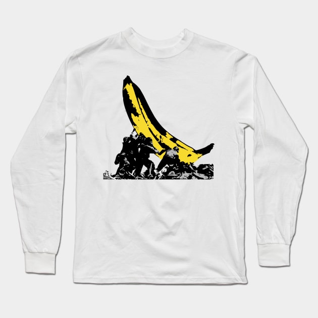 Iwo Jima Underground Long Sleeve T-Shirt by PopGraphics